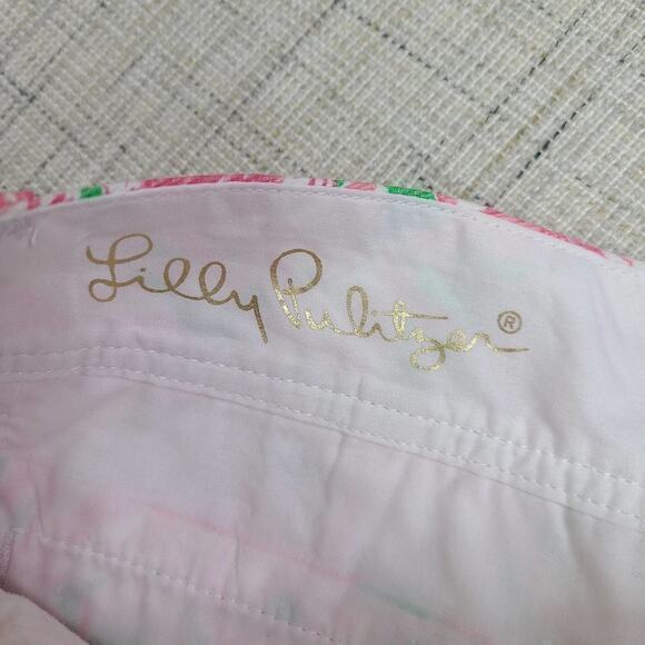 Lilly Pulitzer Pink Colony Callahan Shorts Size‎ 2 - Picture 3 of 5